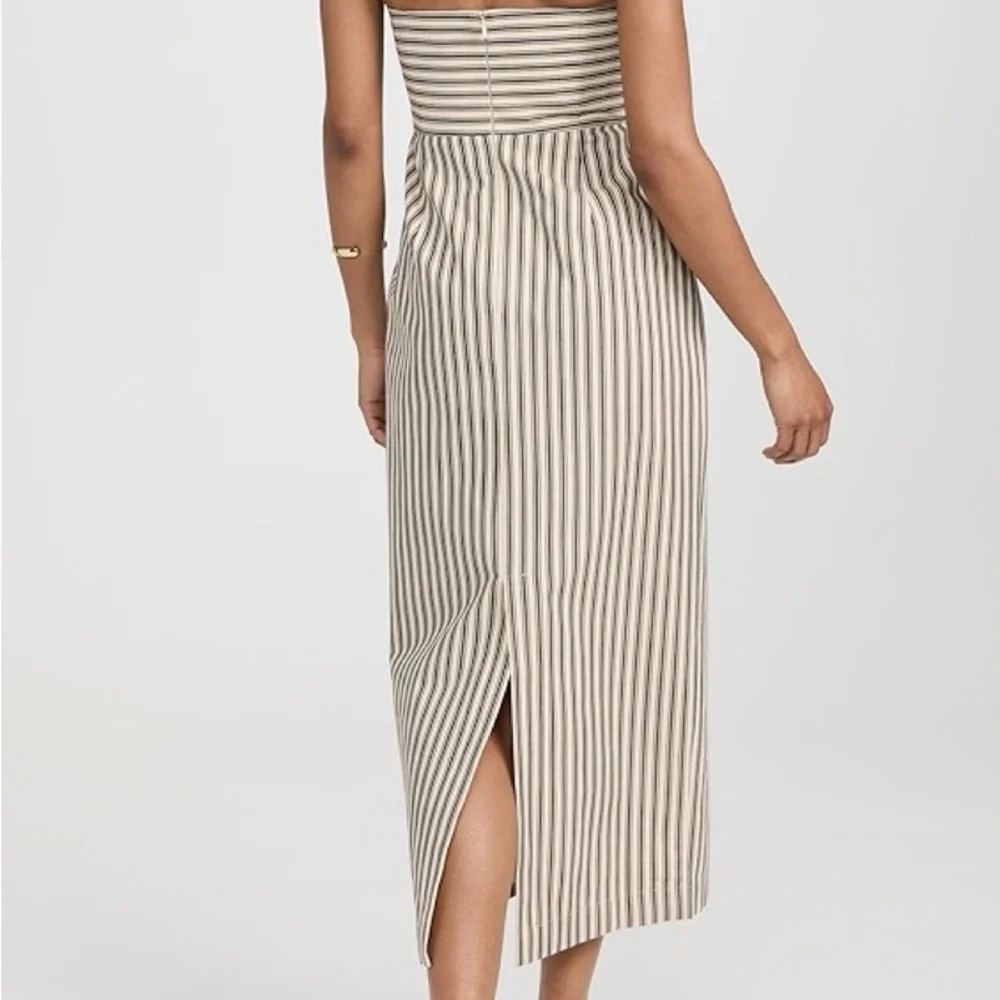 Mara Hoffman Marina Strapless Striped dress - Picture 5 of 7